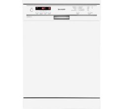 SHARP  QW-GT24F463W Full-size Dishwasher - White